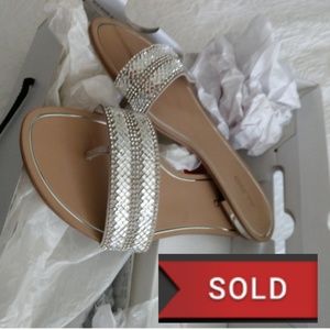 ALDO Shiny Beeded  Lux - Resort Flats